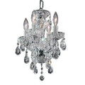 4-Light Chrome Chandelier D4678