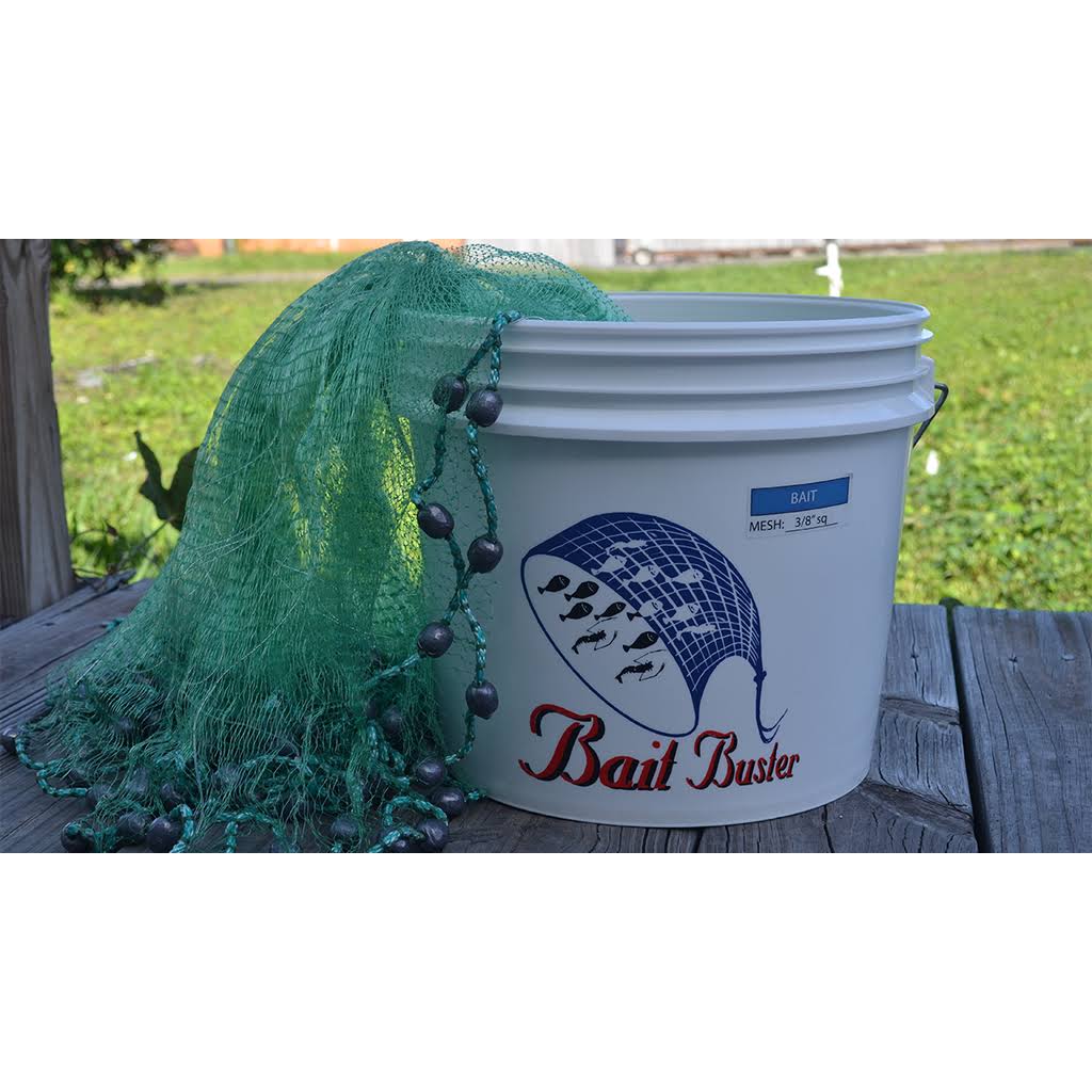 Glass Minnow Cast Nets (3/16x22 Sq. Mesh) Y396