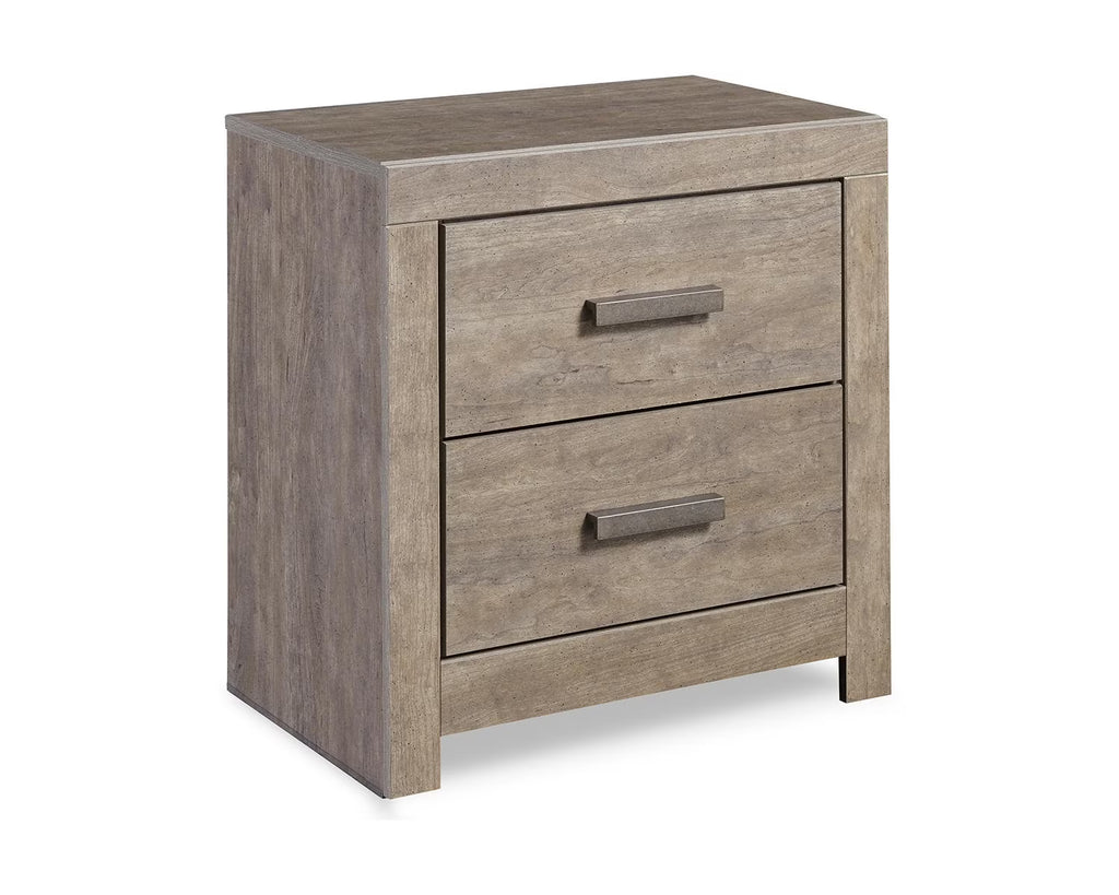 Gray 2 Drawer Nightstand N60973