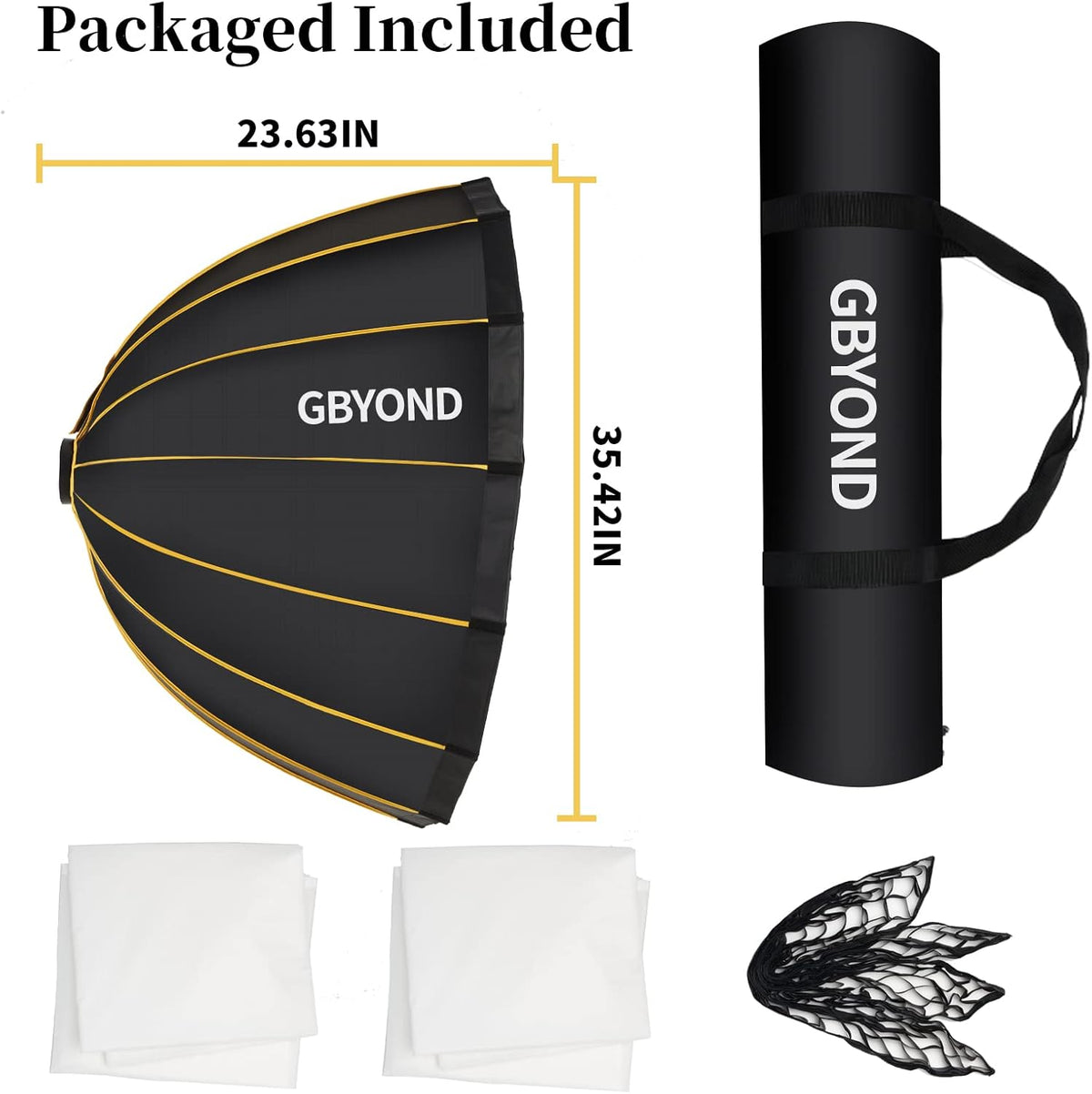 35inch/90cm Parabolic Softbox with Bowens Mount K60232