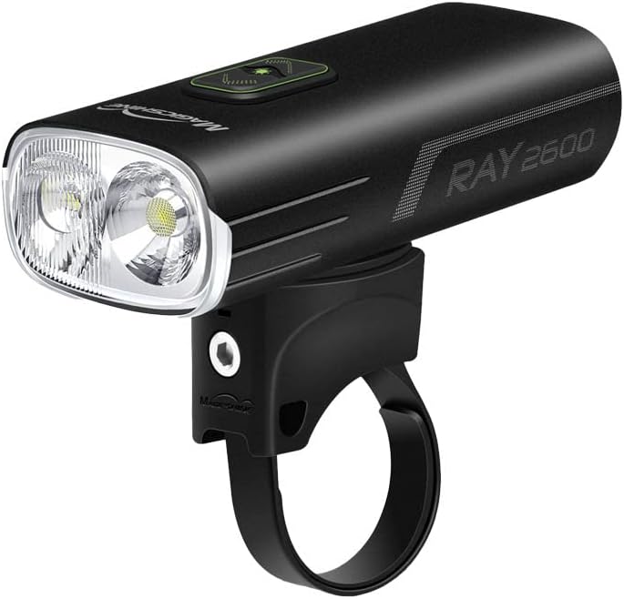 2600 Lumen USB-C Rechargeable IPX6 Waterproof Bike Headlight W5833