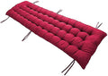 Red 48 inch Thicken Washable Patio Bench Cushion C965