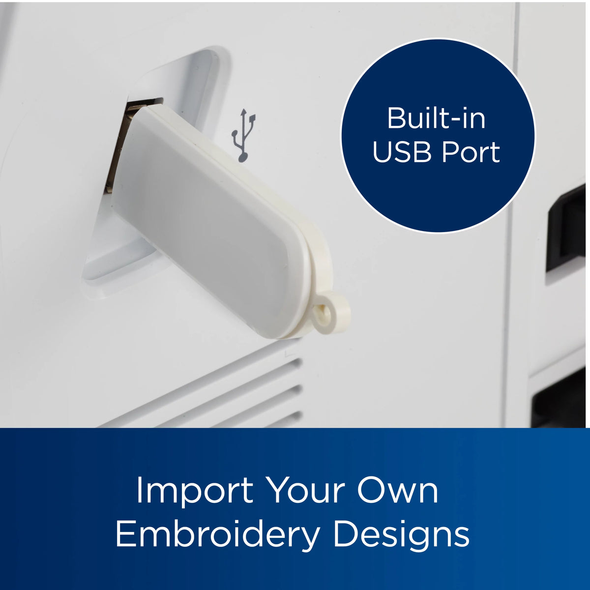 Computerized Sewing & Embroidery Machine with Built-in Designs & Wireless Connectivity L658622