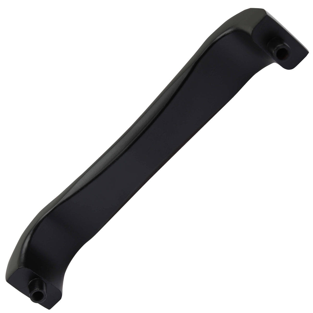 Matte Black Curved Flat Cabinet Pull Handles, Pack of 25 L192967
