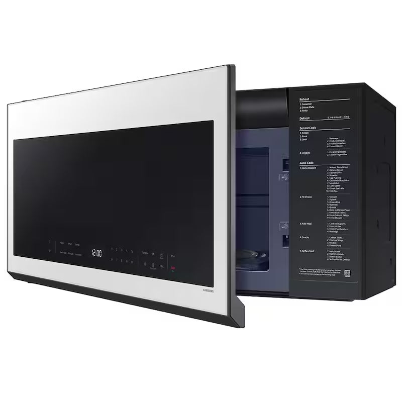 2.1 cu. ft. Over-the-Range Microwave in White Glass N10704