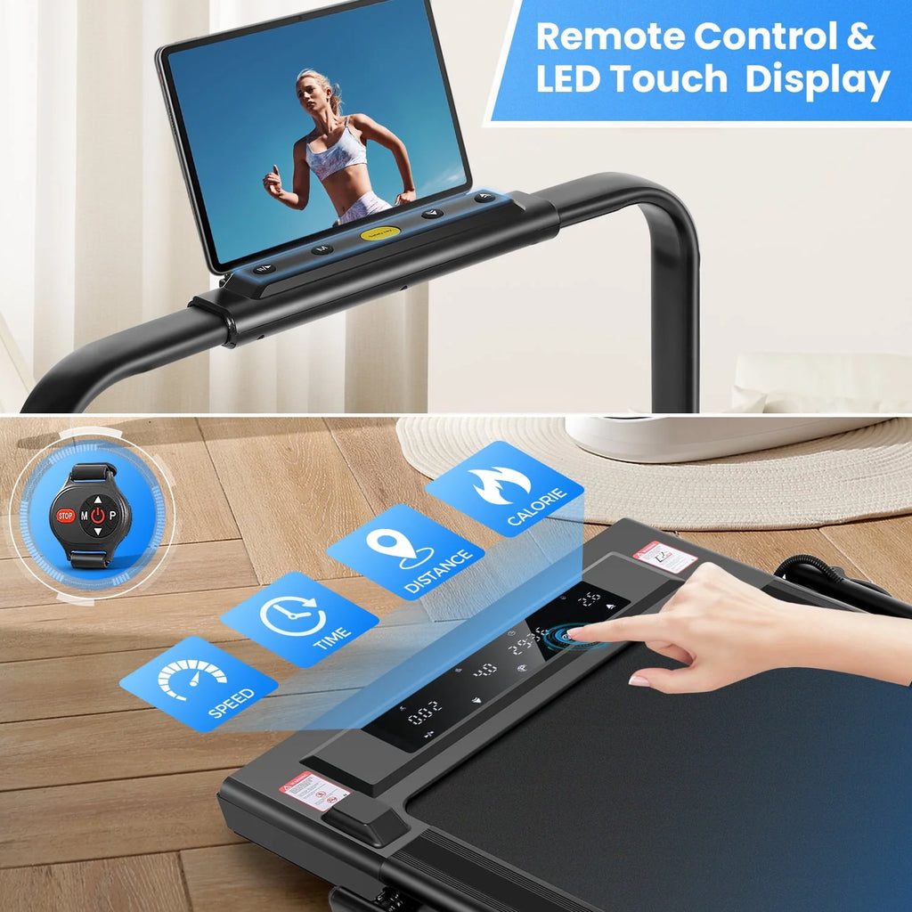 4 in 1 Under Desk Treadmill with 2.5HP Motor, Black P307848