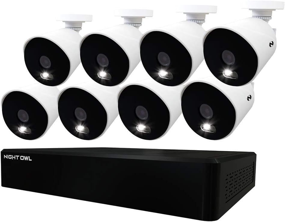 8 Wired 4K Ultra HD Indoor/Outdoor Security Camera System with 2TB Hard Drive L636