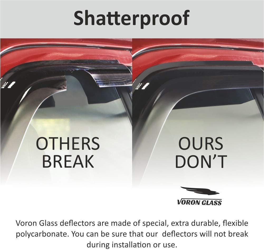 Window Deflectors Vent Window Visors 4 Pieces Y671678