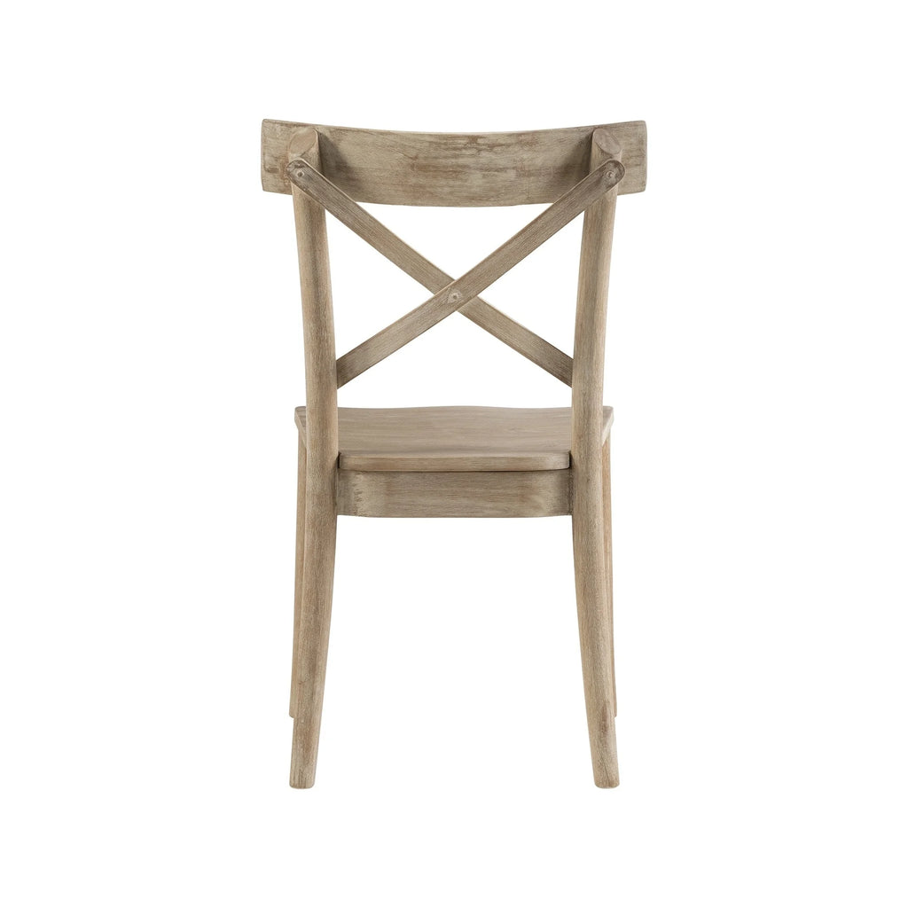 Wooden X-back Side Chair Set of 2 W558