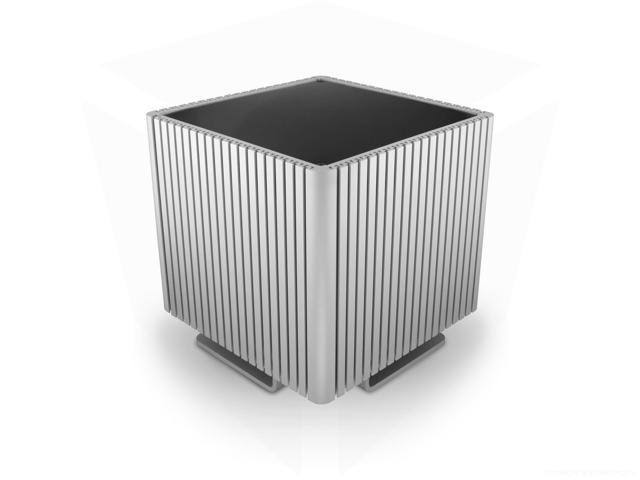 Silver Fanless Aluminium ITX Chassis Q2008