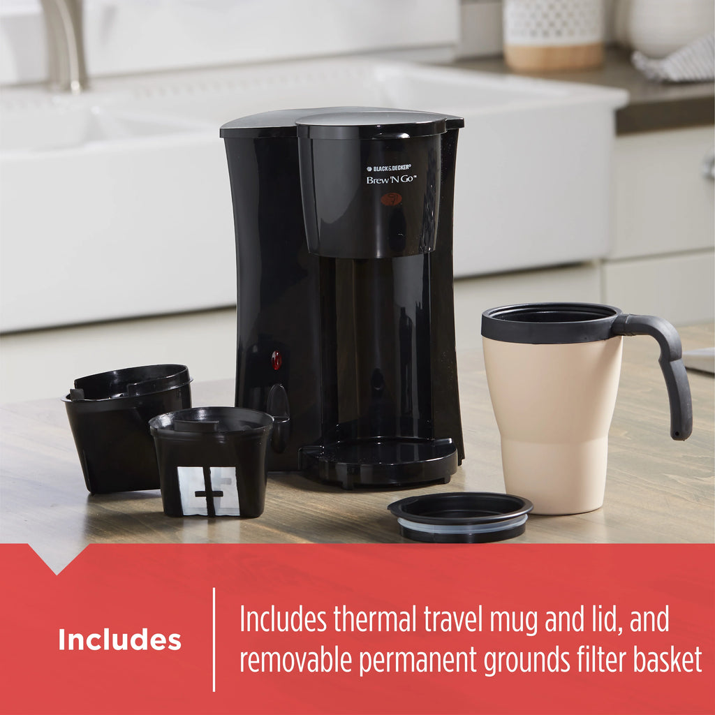 Personal Coffeemaker with Travel Mug M9128