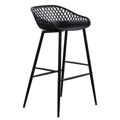 Black Patio Bar Stool Frame W144849