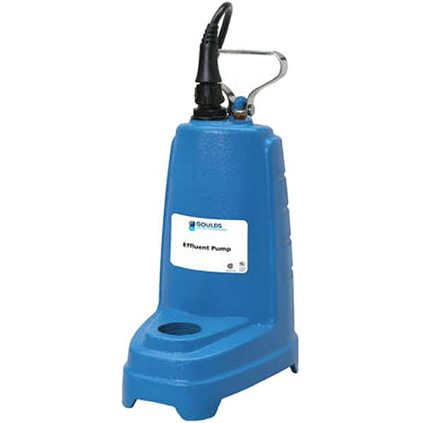 Effluent Pump, Cast Iron, 1/3 HP, 115V X367339