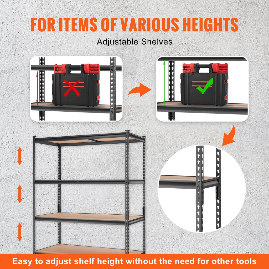 5-Tier Adjustable Storage Shelving Unit X73727