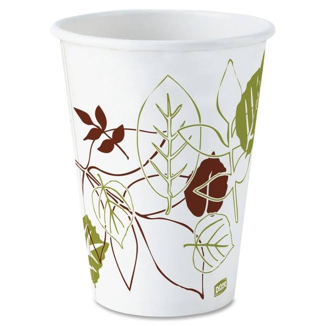 12 oz White Cup 500 / Carton Y159