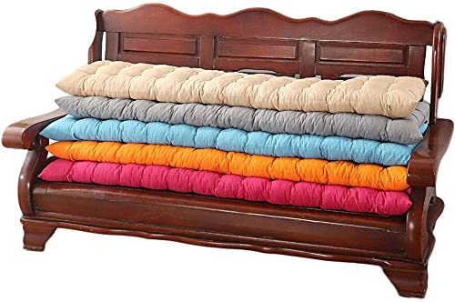 Red 48 inch Thicken Washable Patio Bench Cushion C965