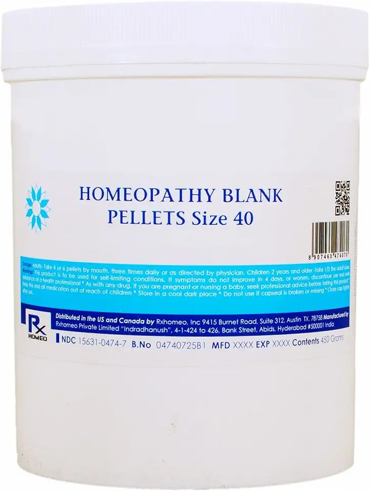 Homeopathy Blank Pellets Size 40 F49192