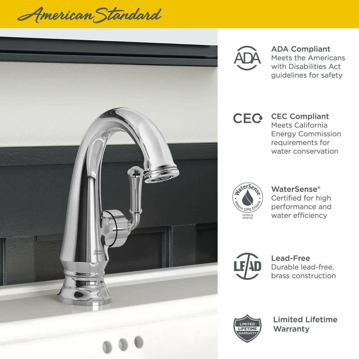 Chrome Bathroom Faucet Q323