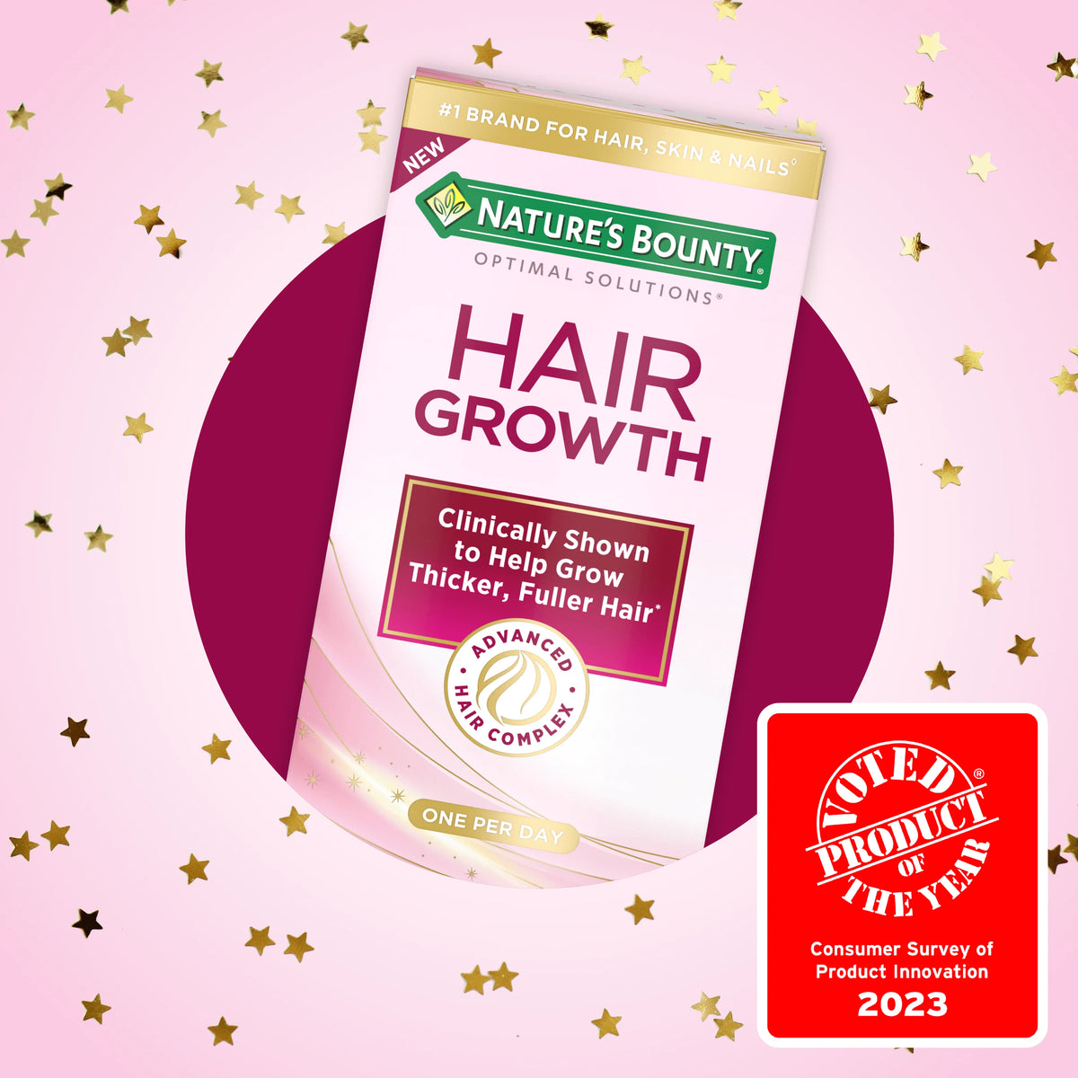 30 Capsules Hair Growth Supplement with Biotin C14628