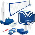 2-in-1 Pool Basketball Hoop & Volleyball Net Game Set B575470