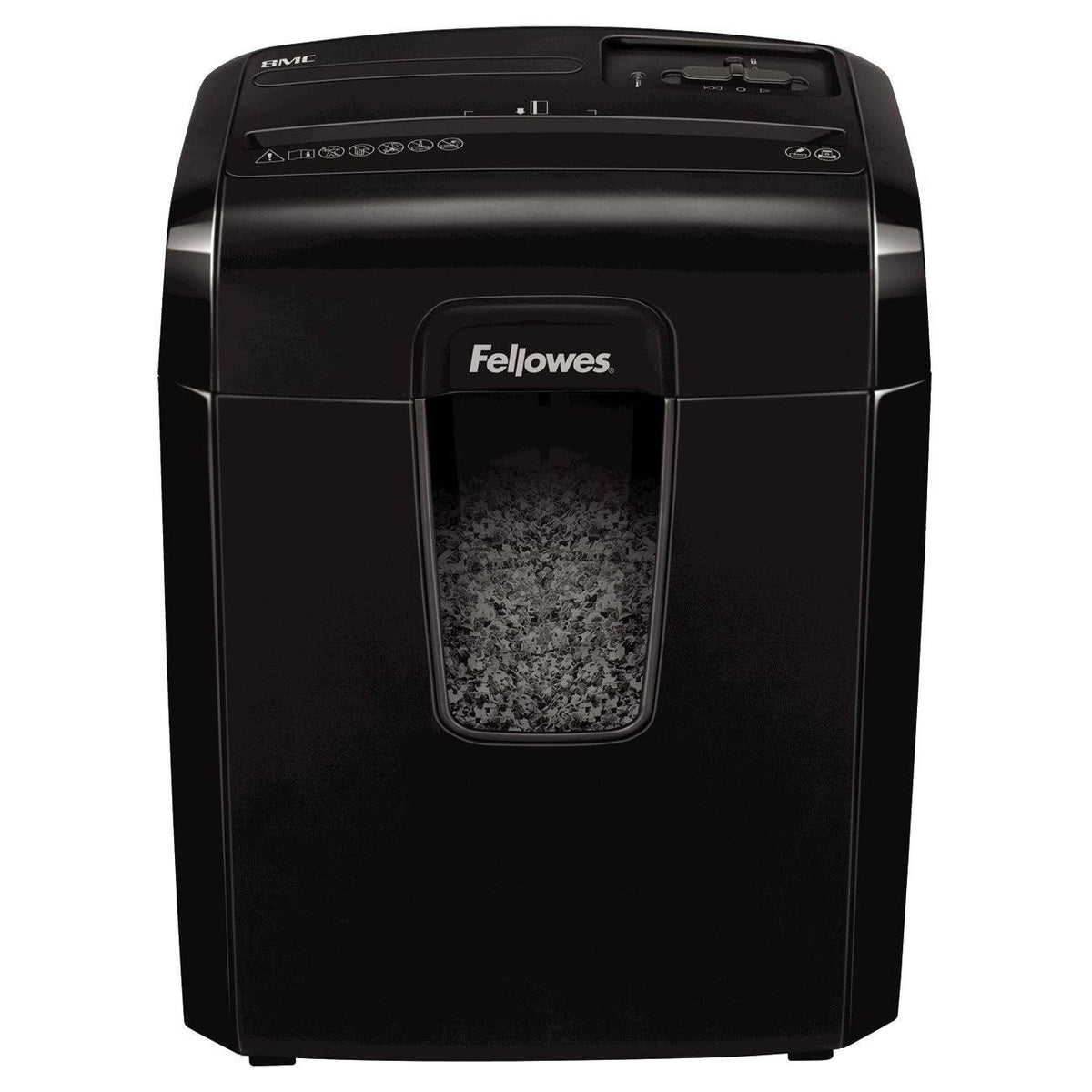 MicroCut Shredder with Wastebasket, 8 Sheet Capacity - Black F30734
