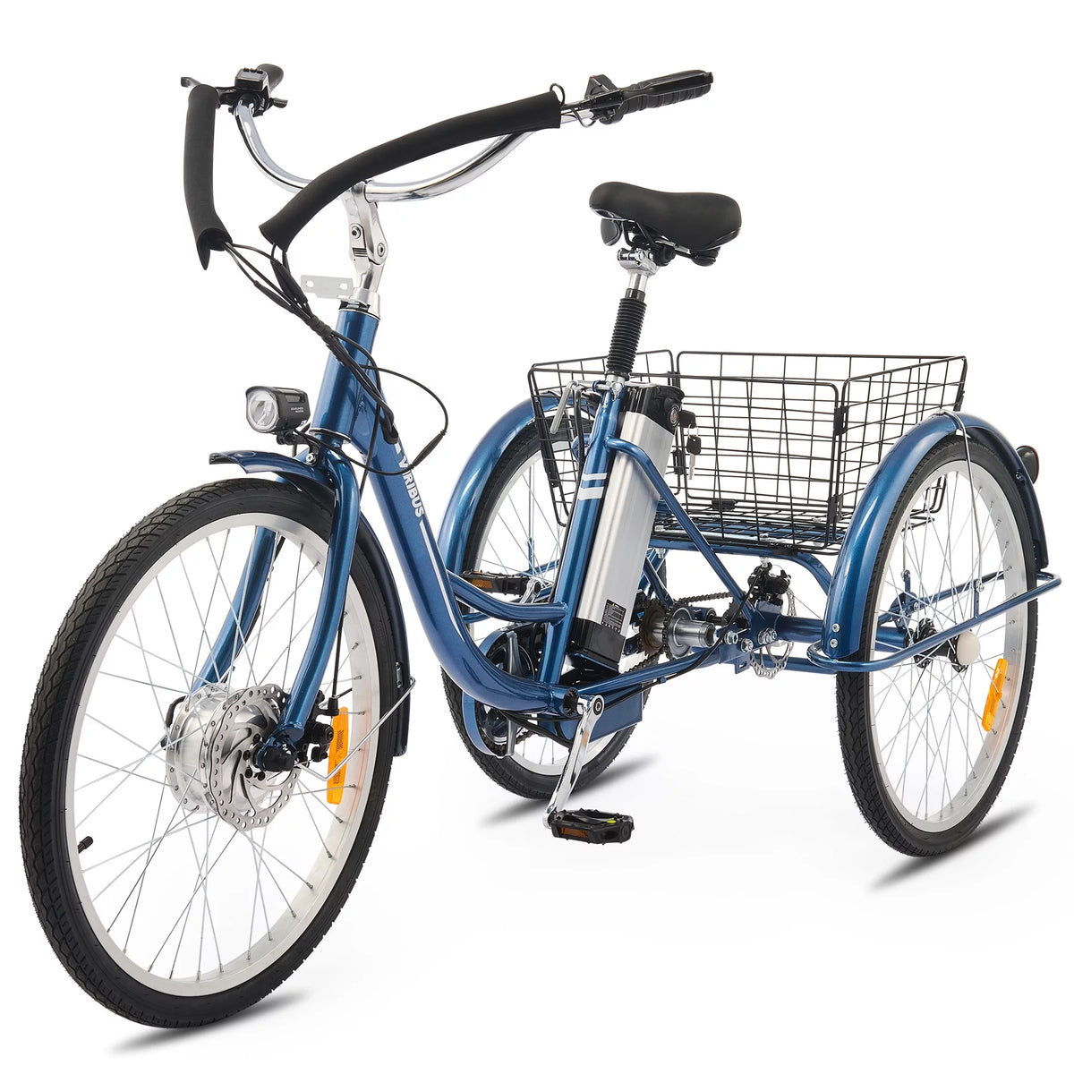 24 Inch 350W Electric Tricycle 36V 10Ah Navy X22381