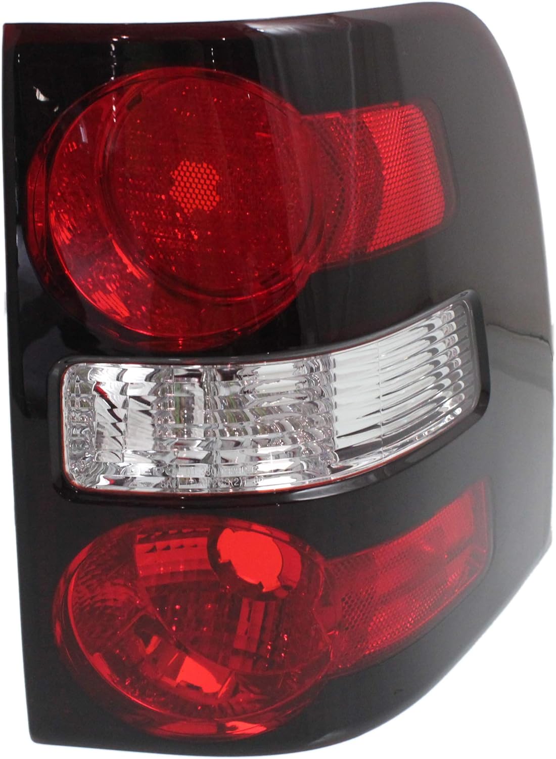 Tail Light Lens and Housing Set of 2 Clear & Red Q754852