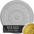 Marseille Ceiling Medallion, Hand-Painted Rich Gold U11029