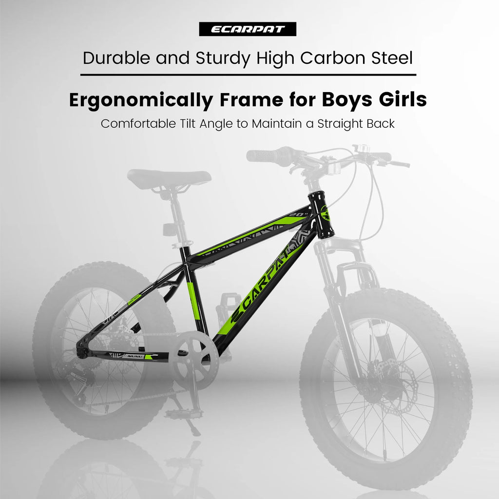 20'' 7 Speed Kids Mountain Bike with 4 inch Fat Tire B61805