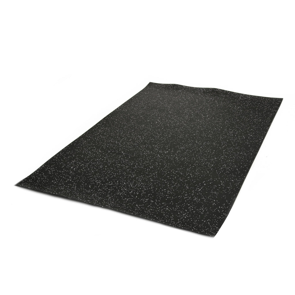 8mm Thick Rubber Gym Flooring Mats, 4ft x 6ft, Grey X30719