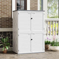 64 Cu.Ft Outdoor Resin Storage Cabinet Z1228