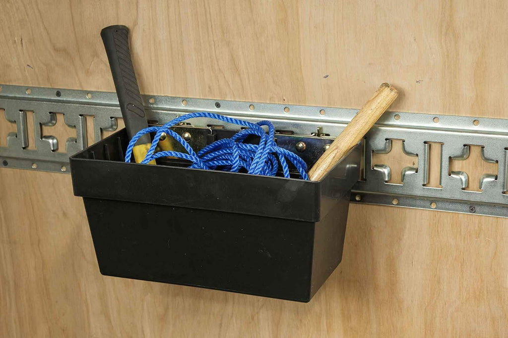 Heavy Duty E-Track Storage Bin Pack of 2 Y690