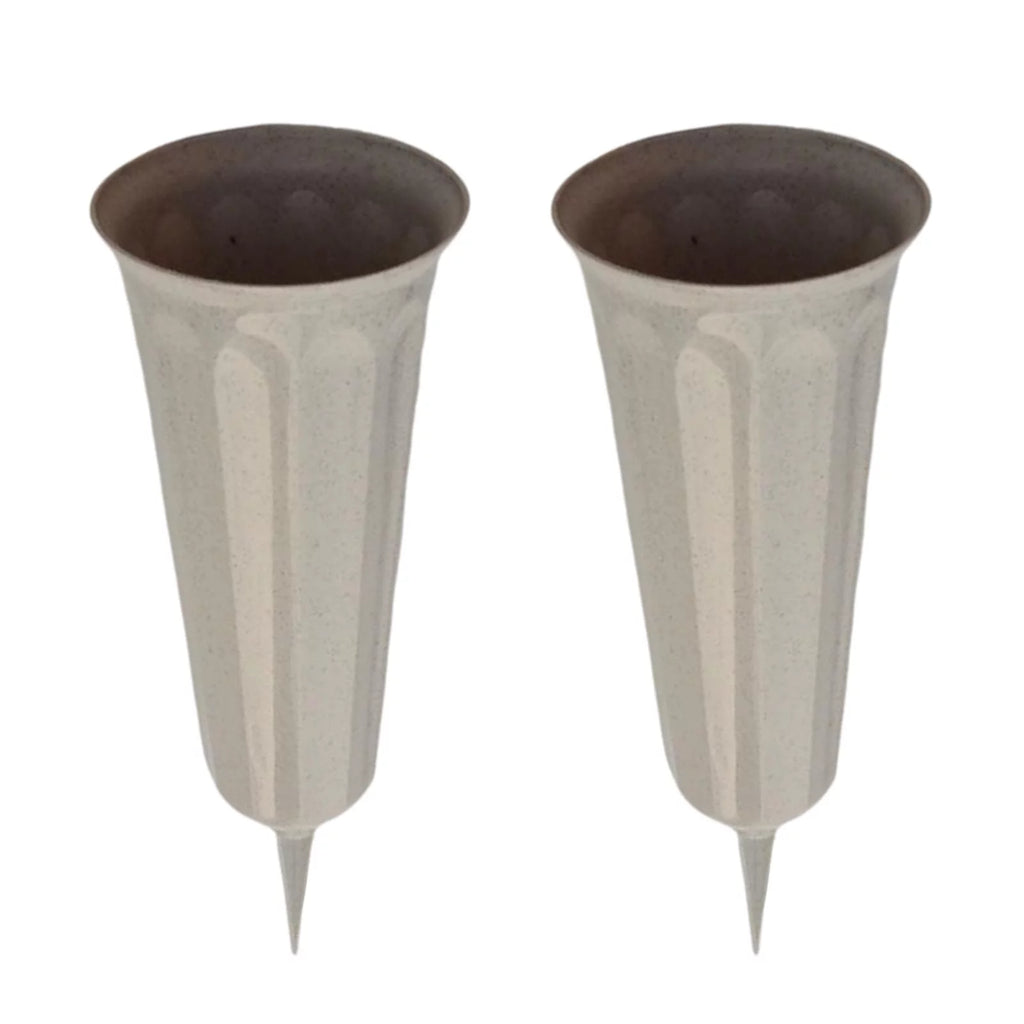 26cm Fluted Flower Vases Stake K513