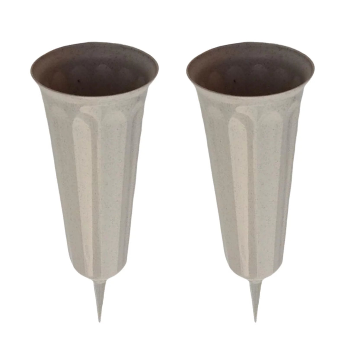 26cm Fluted Flower Vases Stake K513