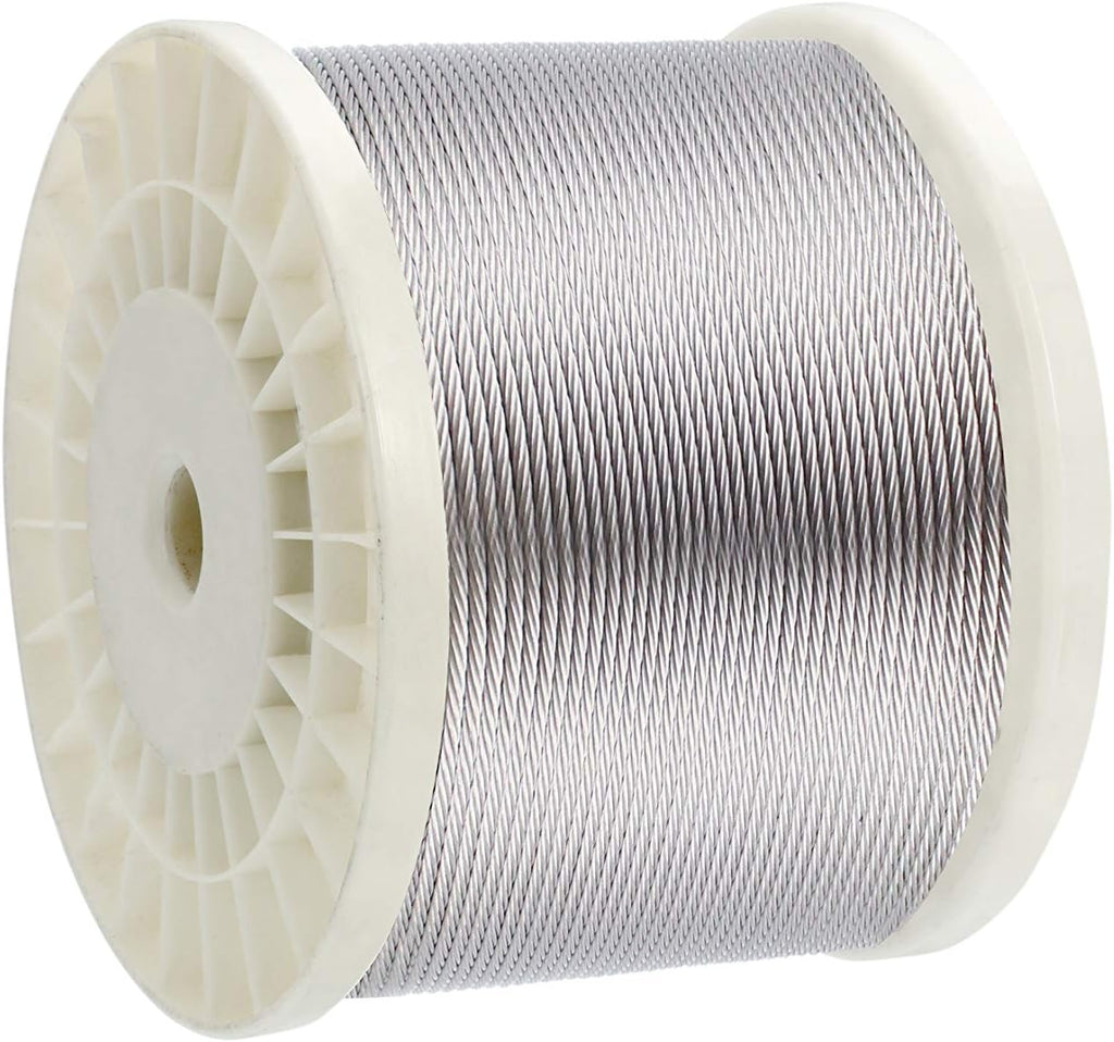 1/8 T316 Stainless Steel Cable 600FT Wire Rope X63382