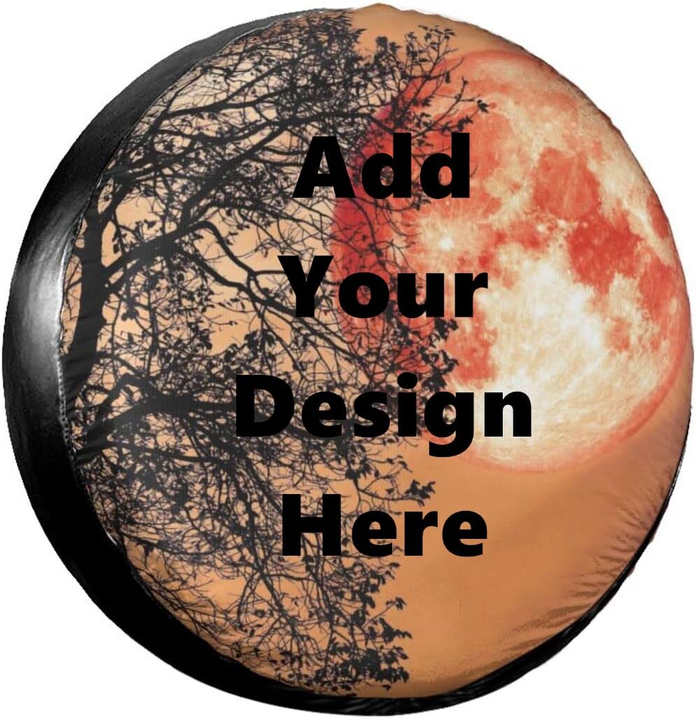 Custom Spare Tire Covers Universal Car Truck SUV Pack of 2 J49443