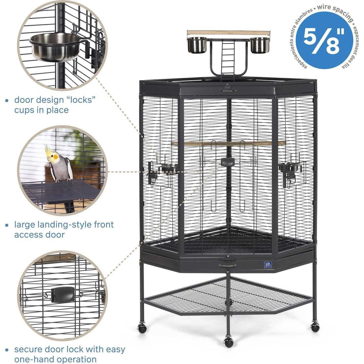 Corner Cage with Playtop Z968624