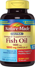 Omega-3 Fish Oil 1400 mg Softgels 130 Count N209667