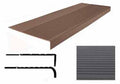 Rubber Stair Treads Non Slip Safety Rib (12-1/4 in. x 60 in.) D799