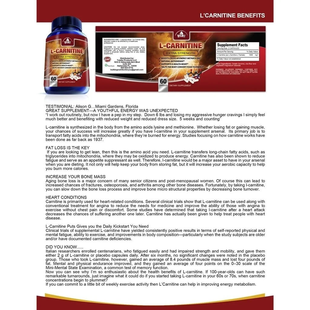 Amino Acid and L-Carnitine Combo Pack M33236