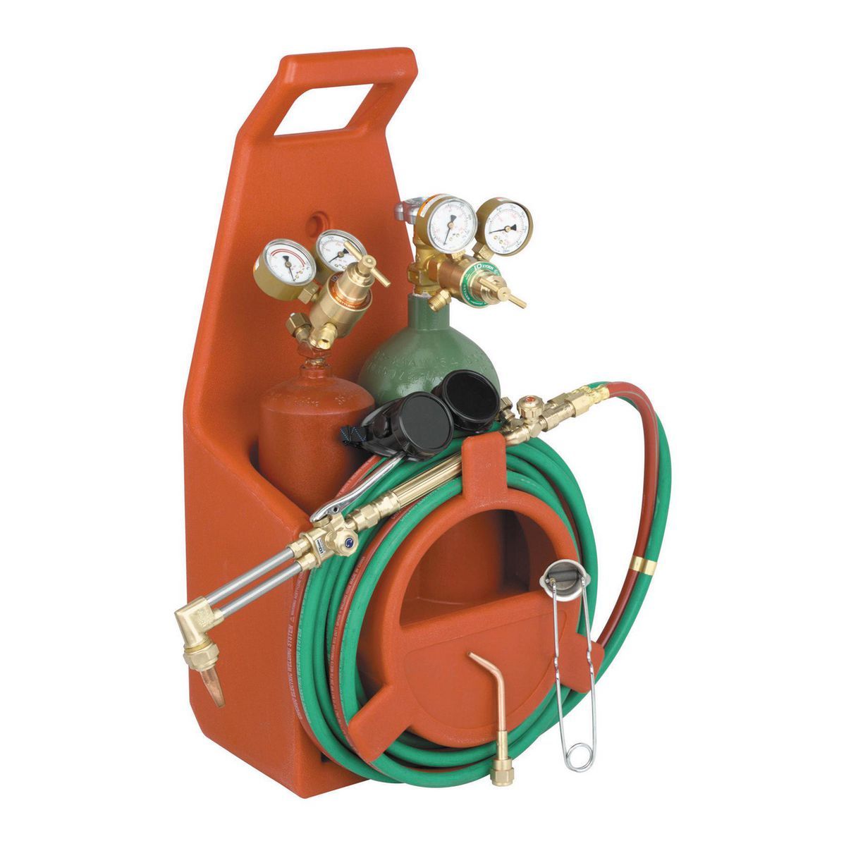 Portable Torch Kit With Oxygen and Acetylene Tanks Z809728