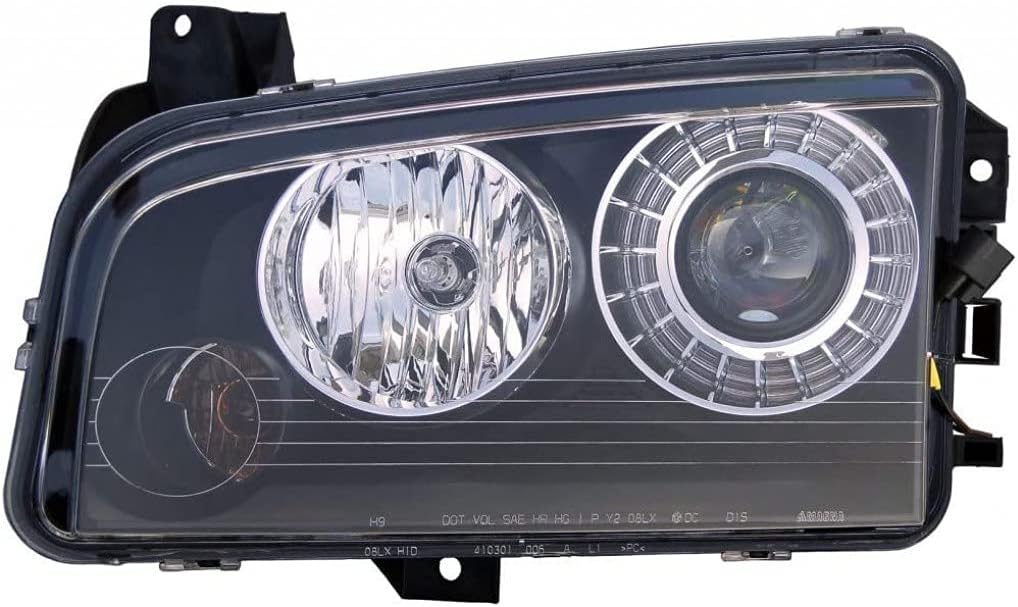 Headlight Assembly Pair with Bulbs for Dodge Charger V75252