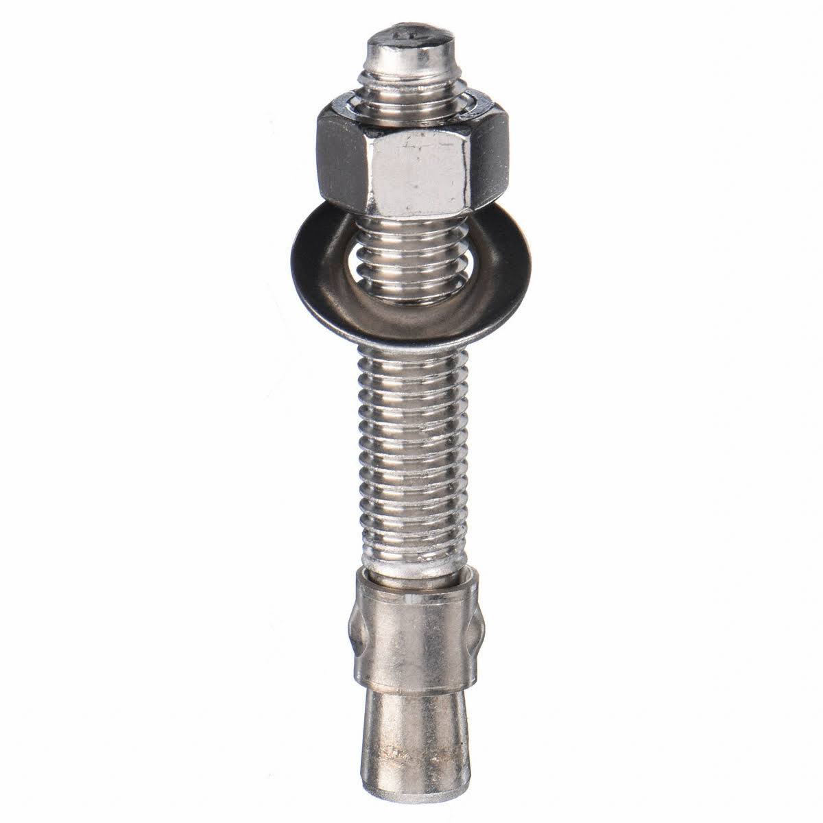 7x22 Stainless Steel Expansion Wedge Anchor, 1/2x22, Plain, 25pk M911