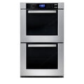 5 cu. ft. Electric Double Wall Oven with Self-Cleaning in Stainless Steel J8967
