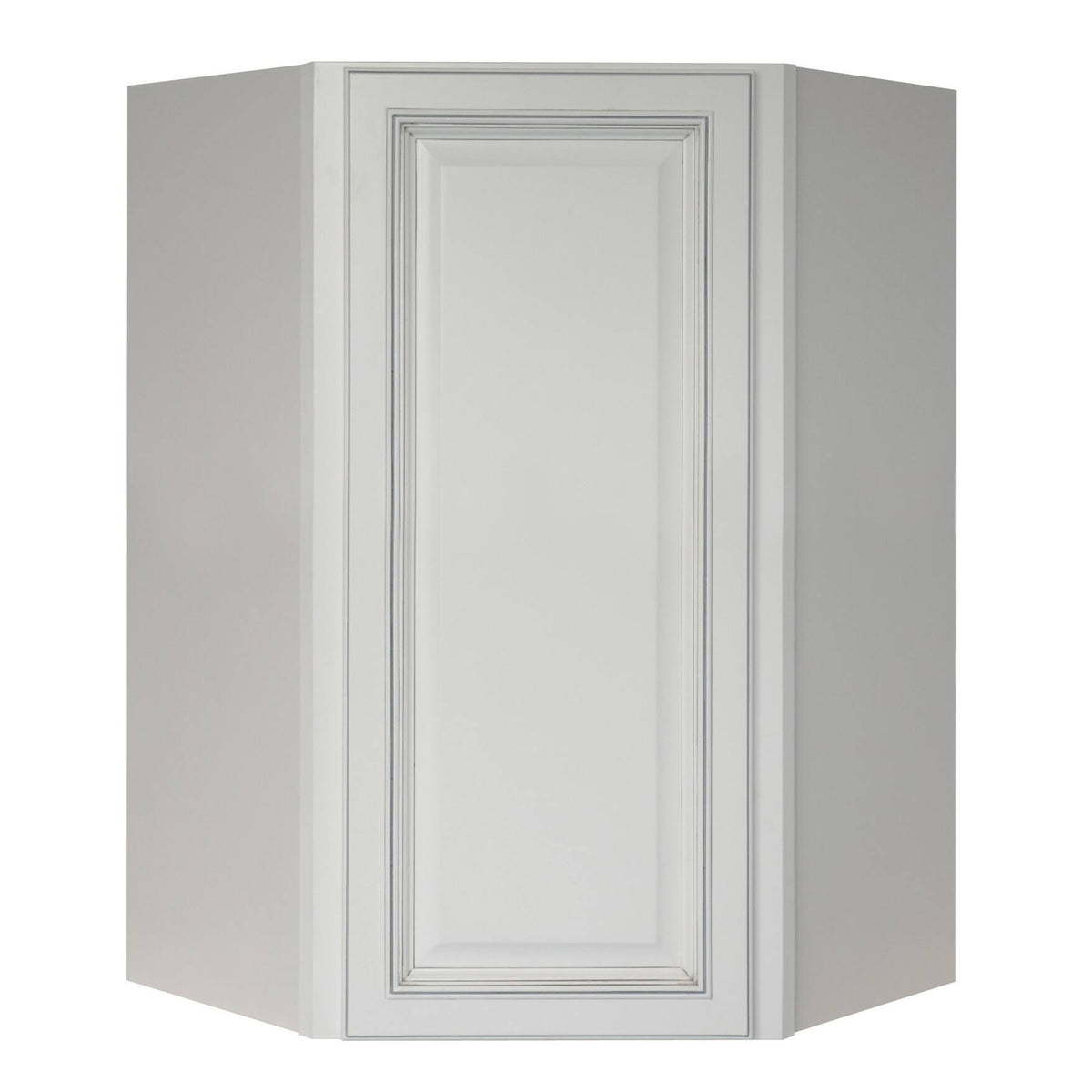 White Single Door Corner Wall Cabinet T29160
