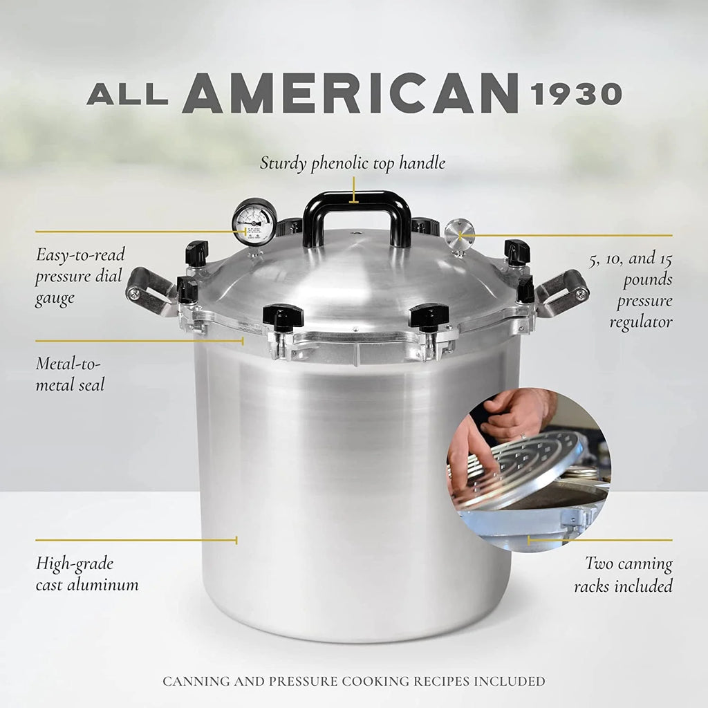 41.5qt Gray Pressure Cooker and Canner Y76222
