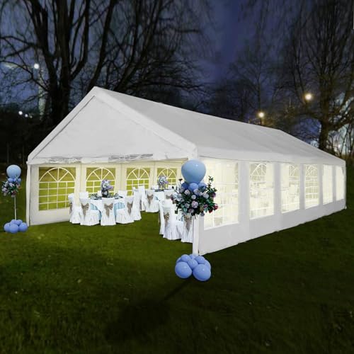 20x40Ft Heavy Duty Outdoor Canopy Tent with Storage Bags Q662