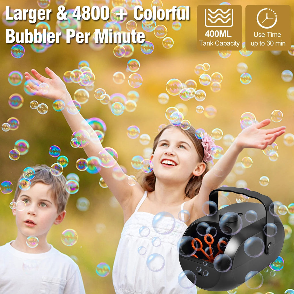 Portable Rechargeable Bubble Machine L70103