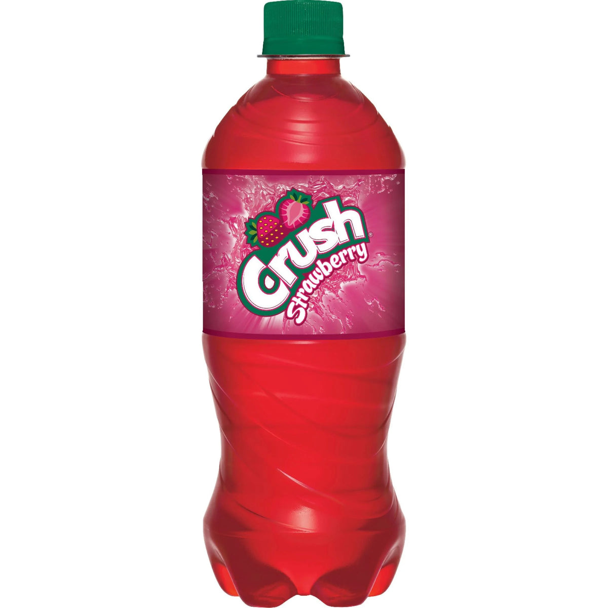 Crush Strawberry Soda 20oz Bottles, Quantity of 10 Q9196