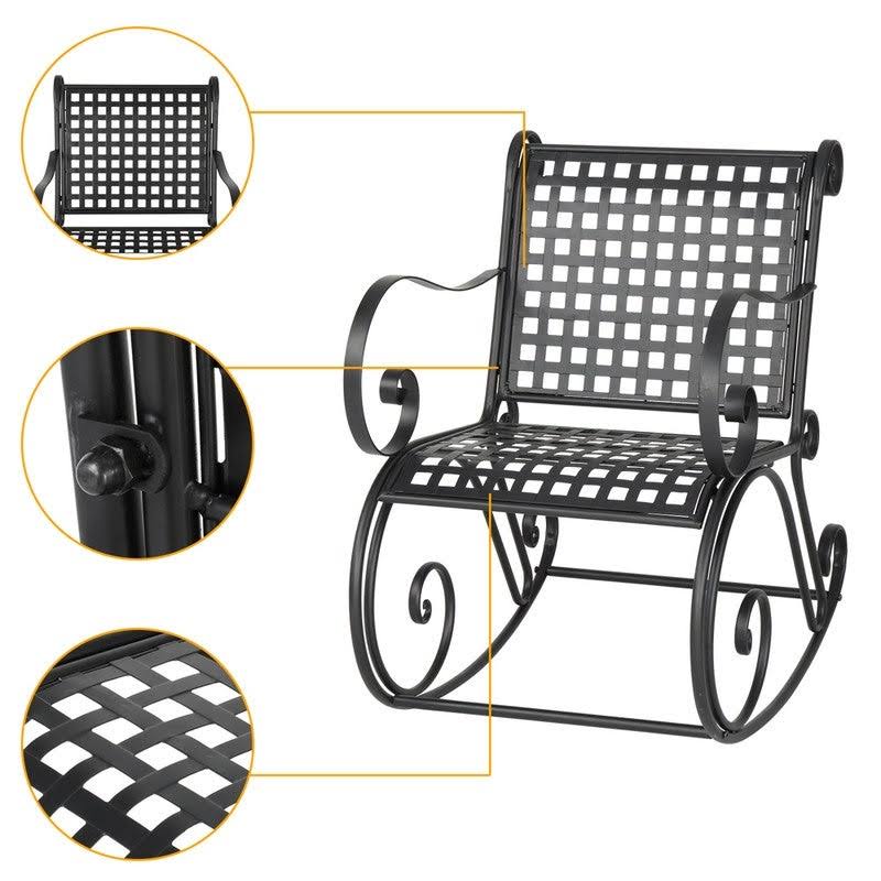 Iron Rocking Chair L3152
